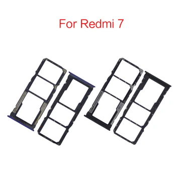 1 шт. для Redmi 7 Держатель SIM-карты, лоток, слот, гнездо адаптера Изображение