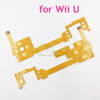 E-house Левая Правая Проводящая пленка для Wii U для WiiU Pad, Клавиша контроллера, Кнопка, Гибкий кабель, Ленточный кабель Изображение