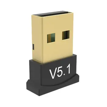 USB Bluetooth-совместимый адаптер 5.1, беспроводной передатчик-приемник для портативного ПК Изображение