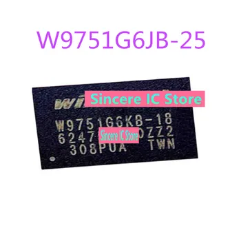 Доступен новый оригинальный запас для прямой съемки чипов памяти W9751G6JB-25 W9751 Изображение