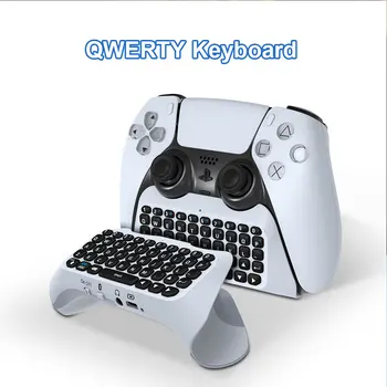 Игровая беспроводная клавиатура 3.0, контроллер 3.5 мм для PS5, PlayStation 5, геймпад DualSense, мини-клавиатура, встроенный динамик Изображение