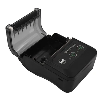 Магазин адаптеров в ЕС, совместимый с бумагой 58 мм, беспроводной USB-перезаряжаемый мини-портативный принтер чеков Clear Thermal Изображение