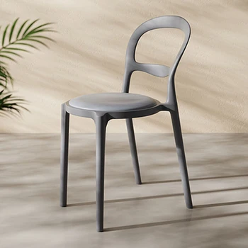 Минималистичные Роскошные стулья для гостиной в скандинавском стиле, Креативное кресло для столовой, Шезлонги для макияжа, Salle Manger, Украшение дома 40XP Изображение