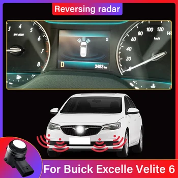 Система обнаружения звукового предупреждения радарного датчика заднего хода экрана автомобильного дисплея До и после изображения для Buick Excelle Velite 6 2015-2022 Изображение