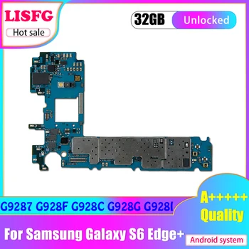 100% Оригинал Для Samsung Galaxy S6 Edge Plus Материнская плата С системой Android 32G Для G9287 G928F G928C G928G G928I Логическая плата Изображение