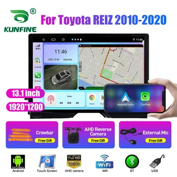 13,1-дюймовое автомобильное радио для Toyota REIZ 2010 2011-20 MT Автомобильный DVD GPS Навигация Стерео Carplay 2 Din Центральный Мультимедийный Android Auto Изображение