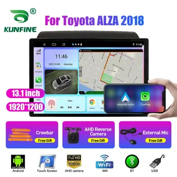 13,1-дюймовый автомобильный радиоприемник для Toyota ALZA 2018 Автомобильный DVD GPS Навигация Стерео Carplay 2 Din Центральный мультимедийный Android Auto Изображение