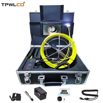 23-мм гибкая водонепроницаемая эндоскопическая камера с 12 светодиодами 20/30/40/50 м для набора камер для осмотра канализационных труб Изображение
