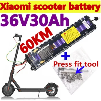 36V 30Ah 18650 литиевый аккумулятор 10S3P 250 Вт ~ 600 Вт, подходит для специального аккумулятора Xiaomi Mijia electric scooter m365 Изображение