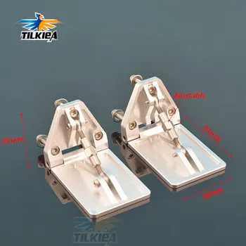 CNC Пара высококачественных регулируемых накладок из алюминиевого сплава 38*54 мм для радиоуправляемой модели лодки Nitro Gas Изображение