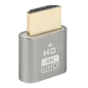 HDMI-совместимый эмулятор 4K DDC EDID Dummy Plug с виртуальным дисплеем до 3840x2160 Изображение