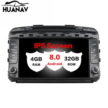 HUANVA Android 8.0 CD DVD-плеер GPS-навигация для KIA SORENTO 2015 + мультимедийный плеер магнитофон 8-Ядерный navi Audio maps 32G Изображение