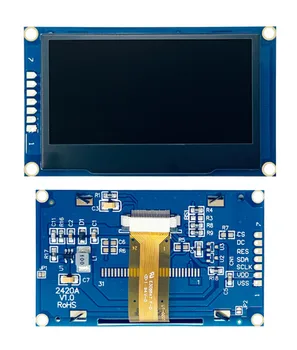 IPS 2,42-дюймовый 7PIN SPI Желтый/Белый/Синий/Зеленый OLED-экранный Модуль SSD1309 Drive IC 128 * 64 I2C Интерфейс Изображение