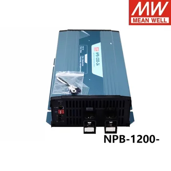 MEAN WELL Power NPB-1200-12/24/ Интеллектуальное зарядное устройство 48 В 1200 Вт, 2/3-ступенчатая литиево-свинцово-кислотная батарея Изображение