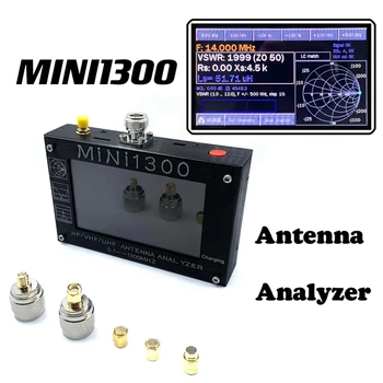 MINI1300 Plus 5V/1.5A Анализатор Антенны HF VHF UHF 0,1-1300MHZ Частотный Счетчик SWR Метр 0,1-1999 С ЖК-экраном Изображение
