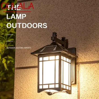 OULALA Солнечный наружный настенный светильник Классический свет с дистанционным управлением светодиодные бра водонепроницаемые для дома Изображение