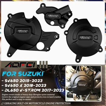 SV 650 Аксессуары для Мотокросса Вторичный Комплект Защиты Крышки двигателя Чехол для GBRaing для Suzuki SV650 SV650X DL650 2015-2022 Изображение