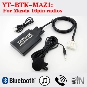 Yatour BTK Bluetooth автомобильный радиоприемник музыкальный комплект для телефонного звонка для Mazda 2 3 5 6 CX7 RX8 MPV Изображение