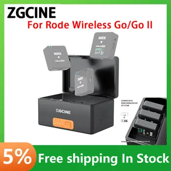 ZGCINE ZG-R30 ZG-R30pro новый Беспроводной микрофон Rhodes Коробка для зарядки Быстрого Зарядного устройства Чехол-коробка для беспроводного микрофона Rode Wireless GO I II Изображение