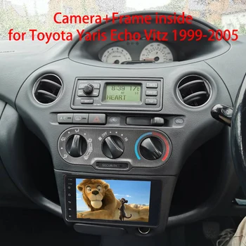 Автомагнитола 2 DIN Android 11 Автомобильный Мультимедийный радиоприемник для Toyota Yaris Verso 2001 Echo Vitz 1999-2005 Видеоплеер Стерео 128 ГБ Rom Изображение