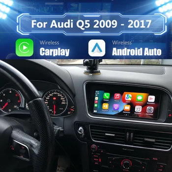 Автомагнитола Linux для Audi Q5 2009 - 2017, GPS Мультимедиа, автомагнитола Android, беспроводная Стереонавигационная радиостанция carplay Изображение