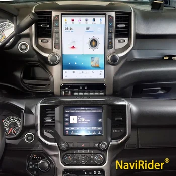 Автомобильный IPS-экран Android на 128 ГБ для Dodge RAM 2018 2019 2020 Радио Tesla Мультимедийный стереовидеоплеер GPS Navi Головное устройство Carplay Изображение