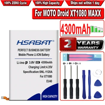 Аккумулятор HSABAT 4300mAh EU40 для Motorola Droid Maxx, Droid Ultra XT1080 Droid XT1080 MAXX XT1080M SNN5925A Изображение