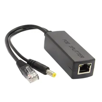 Активный PoE-Разветвитель Питания по Ethernet От 48 В до 12 В 2.4A, Совместимый с моделью IEEE802.3af/at для POE-камеры Изображение