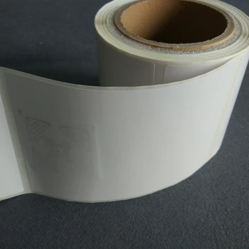 Бирка из бумаги с покрытием Rfid uhf, радиочастотные наклейки 6C, электронная этикетка для печати impinj H47 Изображение