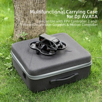 Водонепроницаемая жесткая сумка для хранения ручной работы/через плечо, портативная дорожная сумка для переноски, сумка для переноски в твердом корпусе для аксессуаров для дронов DJI Avata Изображение
