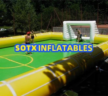 Высококачественное надувное поле для уличного футбола 3v3 для продажи Изображение