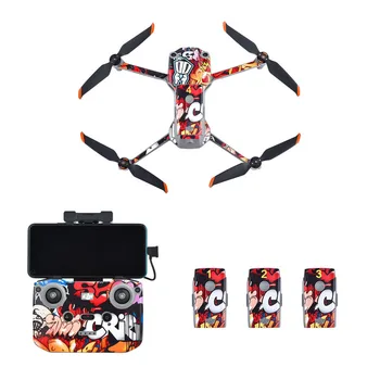 Для DJI Mavic Air 2S Drone наклейка кожа ПВХ Водонепроницаемые наклейки 3 м защитная пленка контроллер батарея камуфляжные наклейки с граффити Изображение