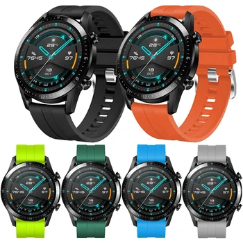 Для huawei watch Gt 4 46 мм ремешок силиконовый ремешок для часов спортивный сменный ремешок для Huawei watch gt3 42 мм 46 мм браслет Изображение