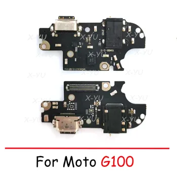 Для Motorola Moto G100 G200 G10 G20 G30 G50 G60 G60S 5G USB Порт Для Зарядки Разъем Док-станции Гибкий Кабель Запчасти для Ремонта Изображение