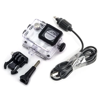 Для SJCAM SJ4000 Sj7000 sj9000 Аксессуары Для Камеры Водонепроницаемый Чехол Зарядное устройство USB-Кабель C30 H9 A8 C4 Для Мотоцикла Clownfish Изображение