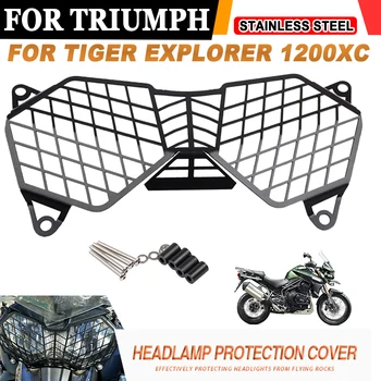 Для Triumph Tiger Explorer 1200 1200XC 2012 - 2014 2015 2016 2017 Аксессуары для мотоциклов Решетка радиатора фары Защитная крышка Изображение