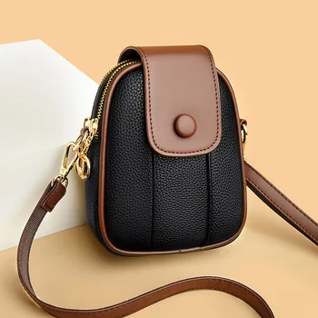 Женские сумки 2023 Новая мини-сумка, модная универсальная сумка для мобильного телефона через плечо Изображение