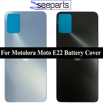 Задняя крышка батарейного отсека Корпус чехол для Motorola Moto E22 Крышка батарейного отсека для Moto E22 Крышка батарейного отсека Изображение