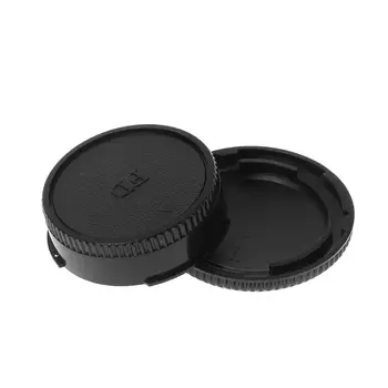 Задняя крышка корпуса объектива, крышка камеры, защита от пыли, пластик, черный для Canon FD Dropship Изображение