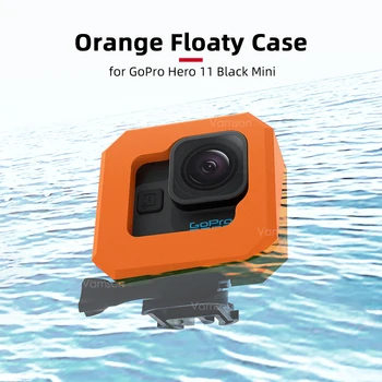 Защитный чехол Vamson Orange EVA Floaty для GoPro Hero 11, аксессуары для мини-экшн-камеры, дайвинг, серфинг, плавающий чехол Изображение