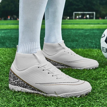 Качественная футбольная обувь Бутсы C.Ronaldo Прочные футбольные бутсы Легкие Удобные кроссовки для футзала Оптом Chuteira Society Изображение