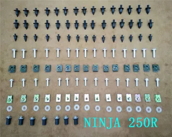 Комплект обтекателя кузова Болты Винты подходят для Kawasaki NINJA 250R 2008-2012 Изображение