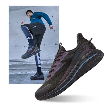 Кроссовки 361 Градус, уличные кроссовки для бега по пересеченной местности, подушка для кроссовок, мужская спортивная обувь на открытом воздухе Изображение