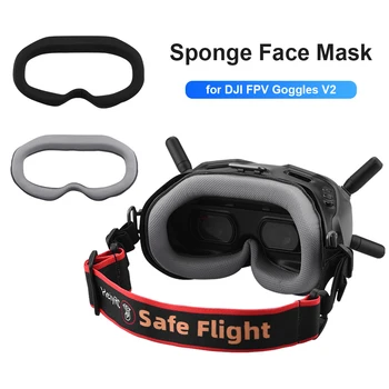 Летные очки Губчатая поролоновая накладка для лица и глаз для DJI FPV Goggles V2 Сменный комплект Изображение