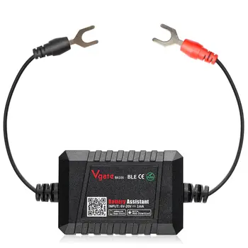 Лучший BA100 Bluetooth 4.0 Тестер автомобильного аккумулятора 12v Auto Battery Assistant Инструмент для тестирования анализатора заряда батареи Battery Monitor iOS Android Изображение