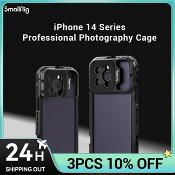 Мобильные видеорешения SmallRig для iPhone 14 Pro / 14 Pro Max Клетка для смартфона для iPhone 14 Pro / 14 Pro Max для видеосъемки Изображение