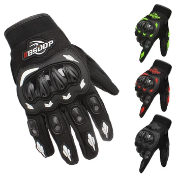 Мотоциклетные перчатки с полными пальцами, Гоночные перчатки, Защита для спорта на открытом воздухе, Перчатки для езды на кросс-байке, Guantes Moto Luvas Изображение
