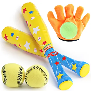 Набор детских бейсбольных игрушек EVA Foam Soft Safety Sports Принадлежности для бейсбола для занятий спортом в помещении и на открытом воздухе Изображение