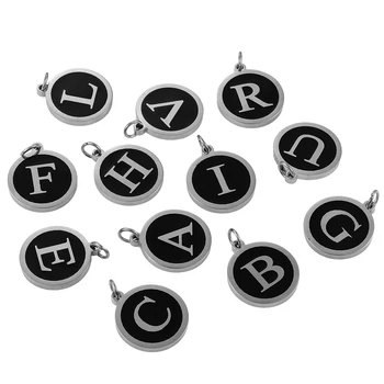Новое стильное ожерелье с буквами из нержавеющей стали для мужчин и женщин, высококачественные ювелирные изделия Изображение