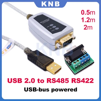 Новый кабель-адаптер последовательного преобразователя USB 2.0 в RS485 RS422 с чипом FTDI Windows 10 8 7 Изображение